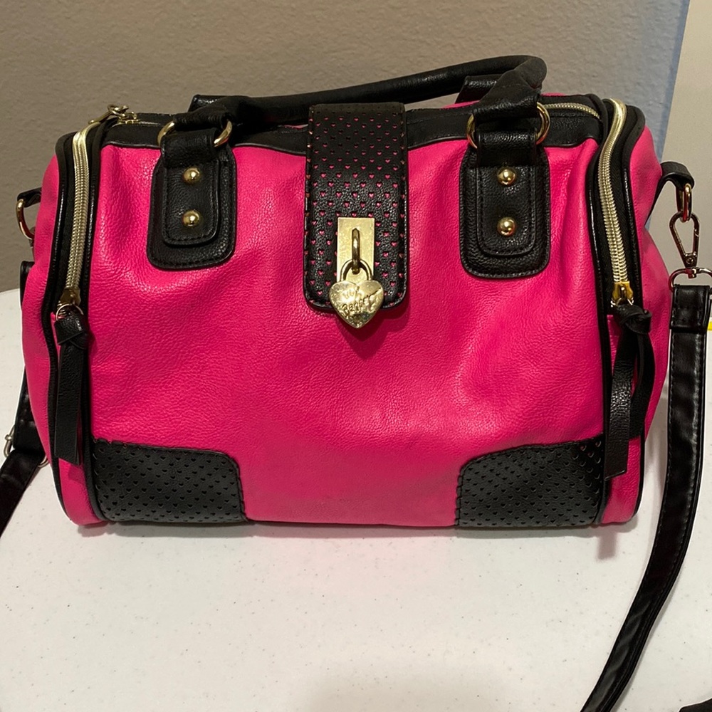 Betsy Johnson pink bag